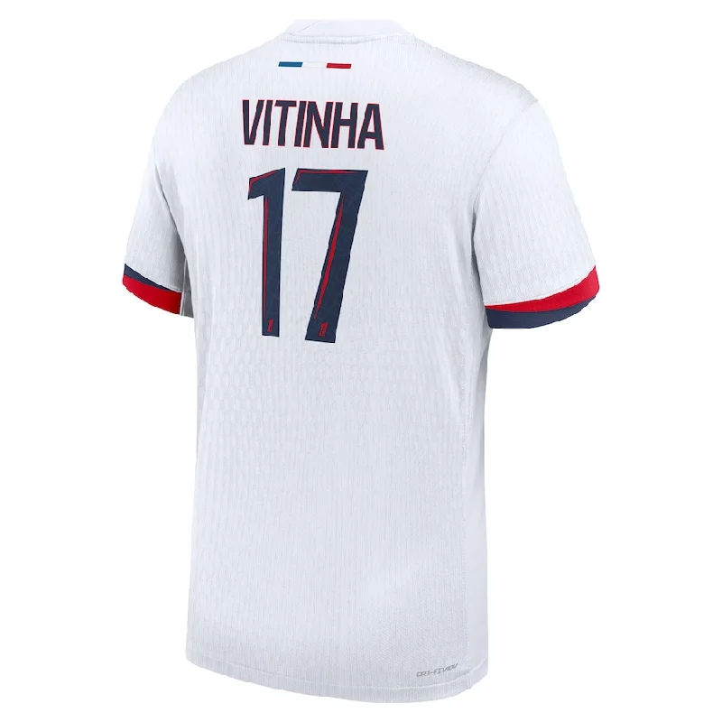 Nike Paris Saint-Germain Authentic Vitinha Away Jersey 24/25 (White/Midnight Navy) Beach