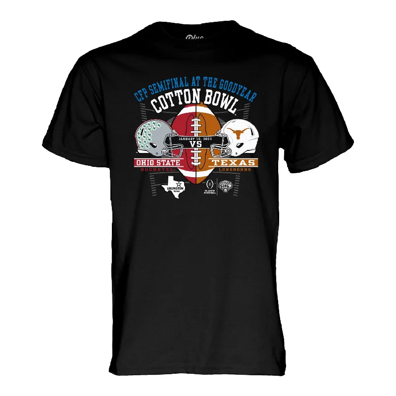 Ohio State Buckeyes Cotton Bowl Match Up T-Shirt Vintage Men's 1970S Disco