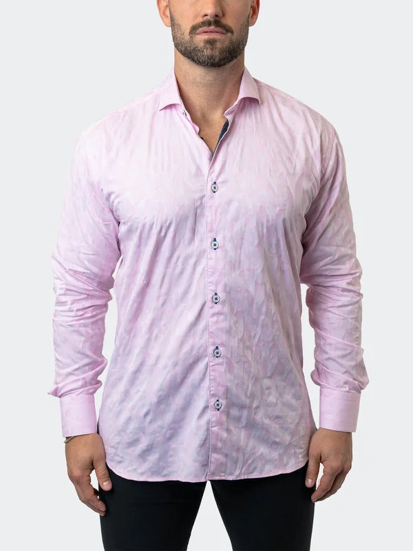 Maceoo Stretch Shirt | Einstein CuttonCandy Pink Modern Men's Tech