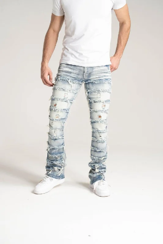 Spark Premium Stretch Stacked Jean (Tint) Masculine Men's Thick