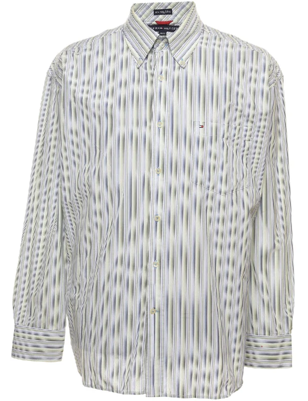 Tommy Hilfiger Striped Shirt - XL Youthful Men's Anime