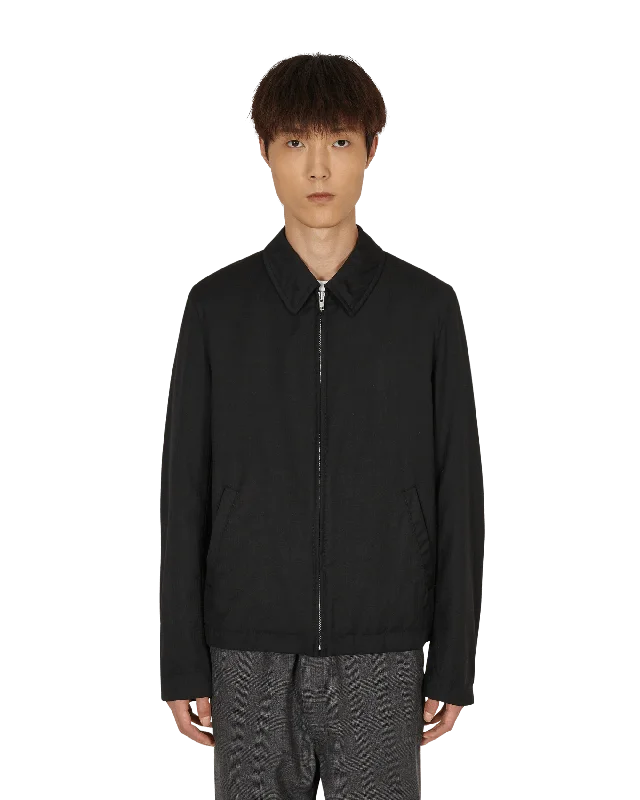 Zip Jacket Black Sophisticated Men's 