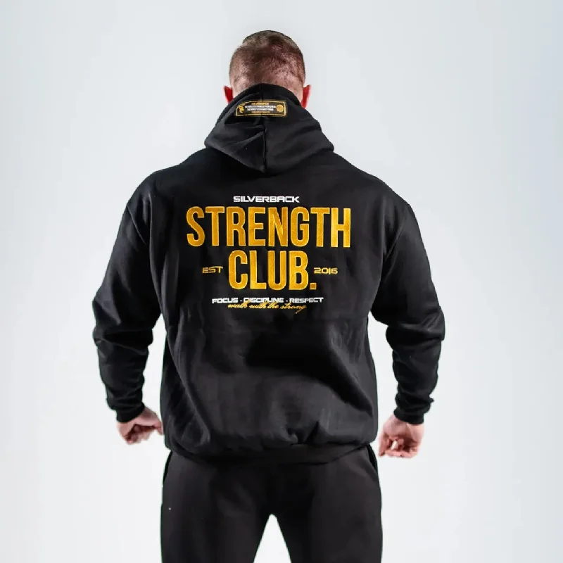 Strength Club Pull Hoodie Preppy Men's College