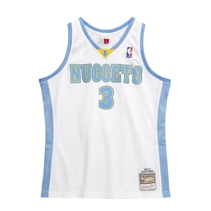 Mitchell&Ness Denver Nuggets Jersey (Allen Iverson) Monochromatic Office Style