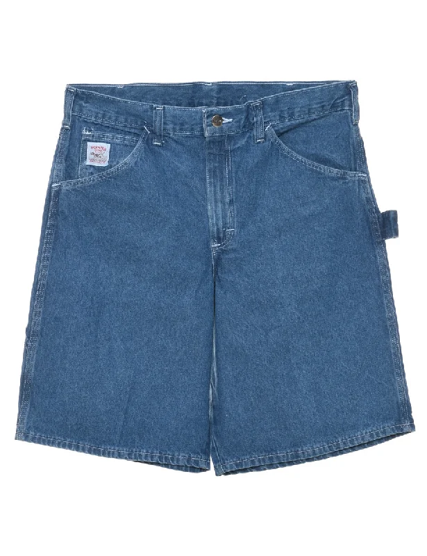 Medium Wash Denim Shorts - W32 L9 Sophisticated Men's 