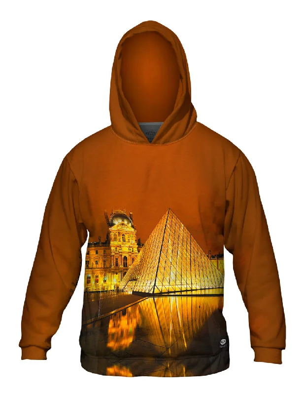 Louvre Golden Glow Paris Modern Men's Geometric