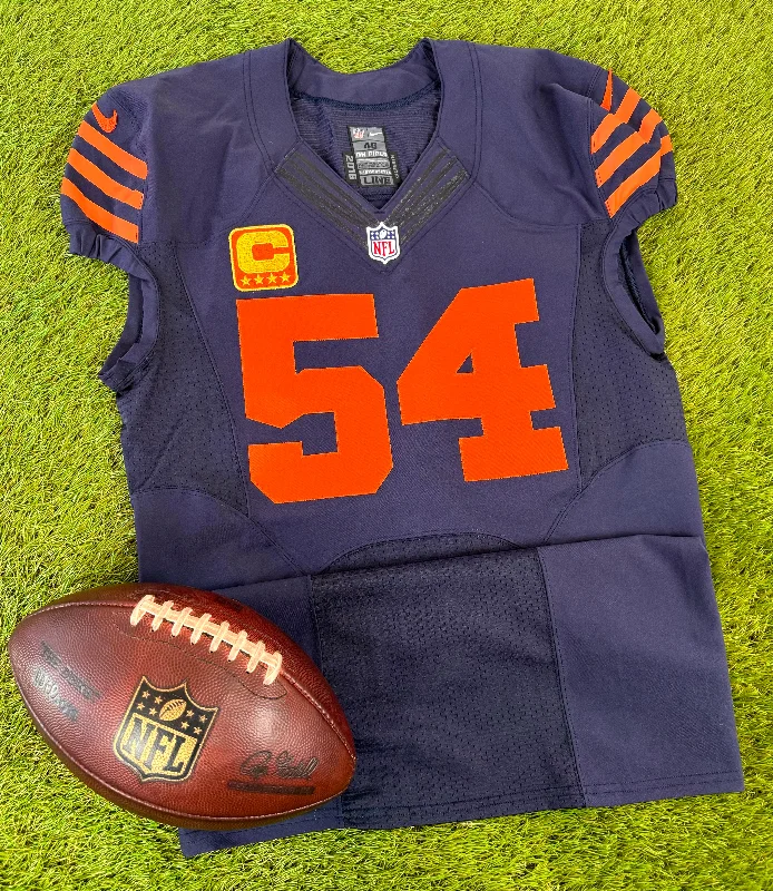 Chicago Bears 2012 Brian Urlacher Team Issued Throwback NFL Football Jersey (46/Large) Casual Men's Loose