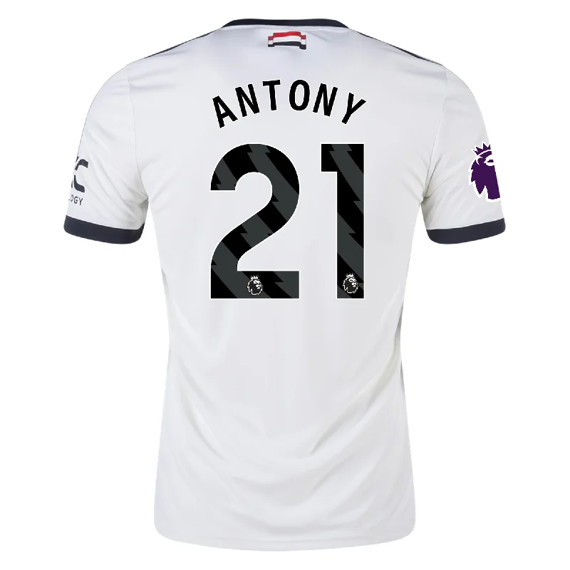 adidas Manchester United Antony Third Jersey w/ EPL Patch 24/25 (Off White) Practical Men's Multi