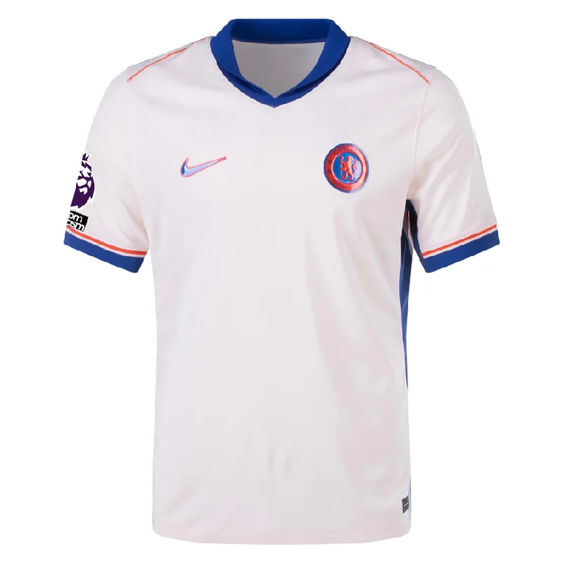 Nike Chelsea Away Jersey w/ EPL + No Room For Racism Patches 24/25 (Guava Ice/Rush Blue) Hip Men's Urban