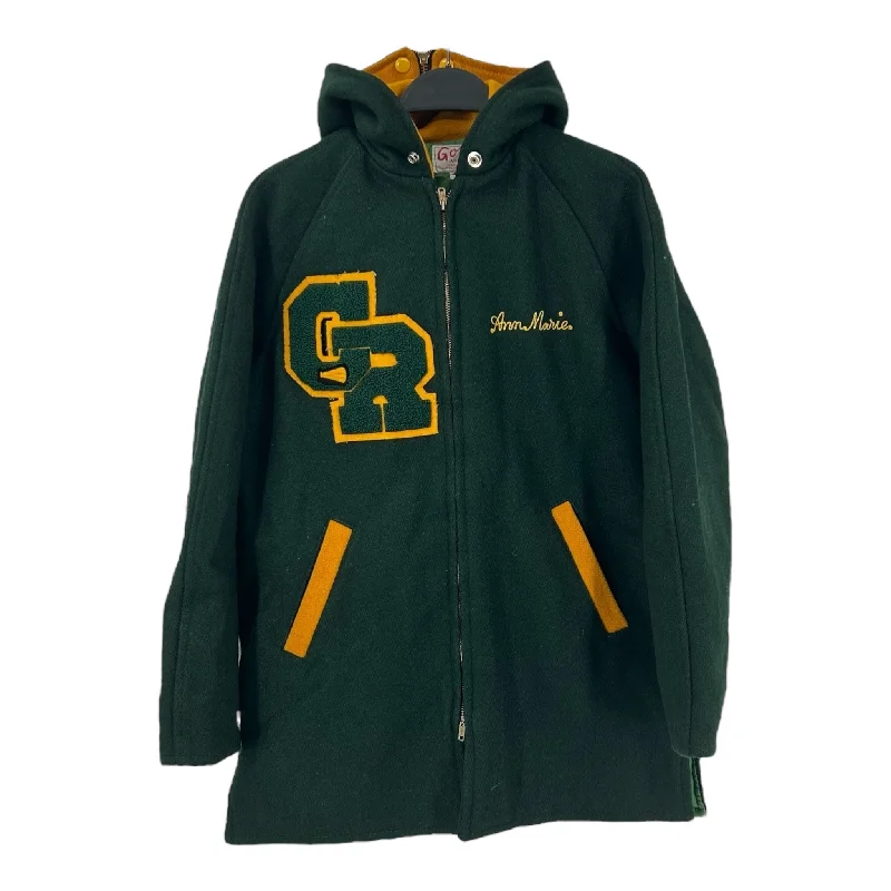 Gorga ATHLETIC WEAR /Baseball Jkt/Green/Wool/ Laid