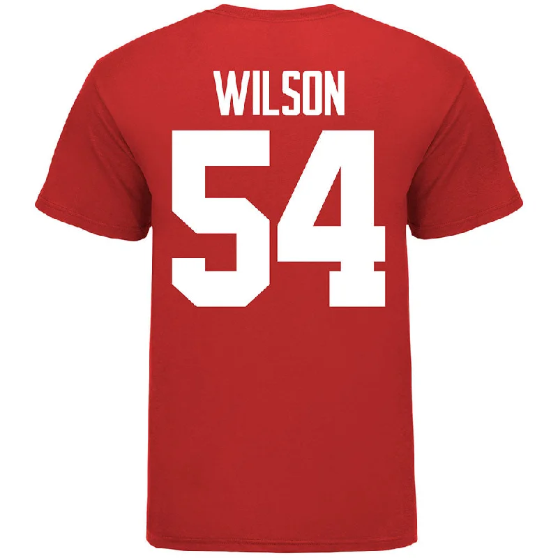 Ohio State Buckeyes #54 Toby Wilson Student Athlete Football T-Shirt Bold Men's Statement