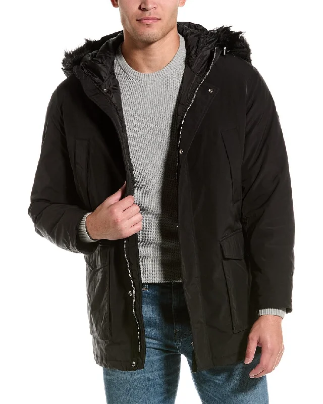 Armani Exchange Caban Coat Traditional Men's Country