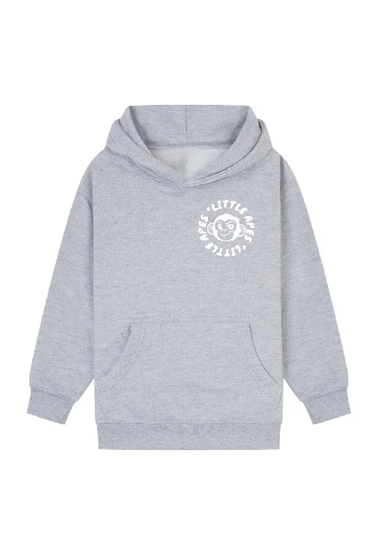 Little Apes Classic Hoodie - Sports Grey Confident Men's Power