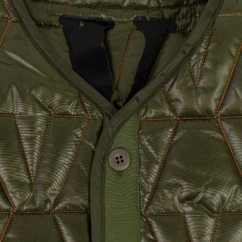 Vlone Quilted Jacket - Green Tailored