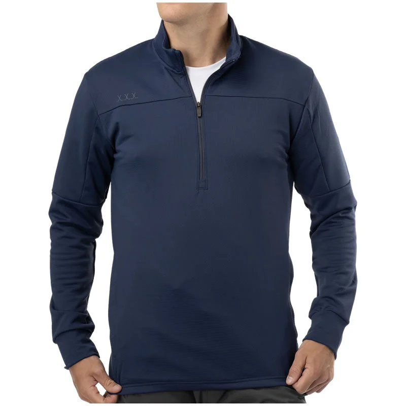 Bauer First Line Core Navy Quarter-Zip Dapper Men's 1920S