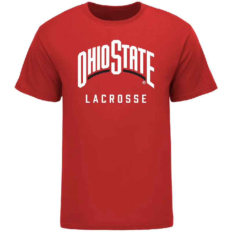 Ohio State Buckeyes Lacrosse Scarlet T-Shirt Tailored