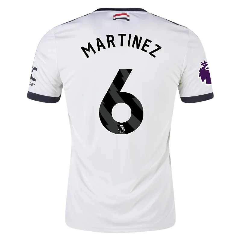 adidas Manchester United Lisandro Martinez Third Jersey w/ EPL Patch 24/25 (Off White) Confident Men's Power