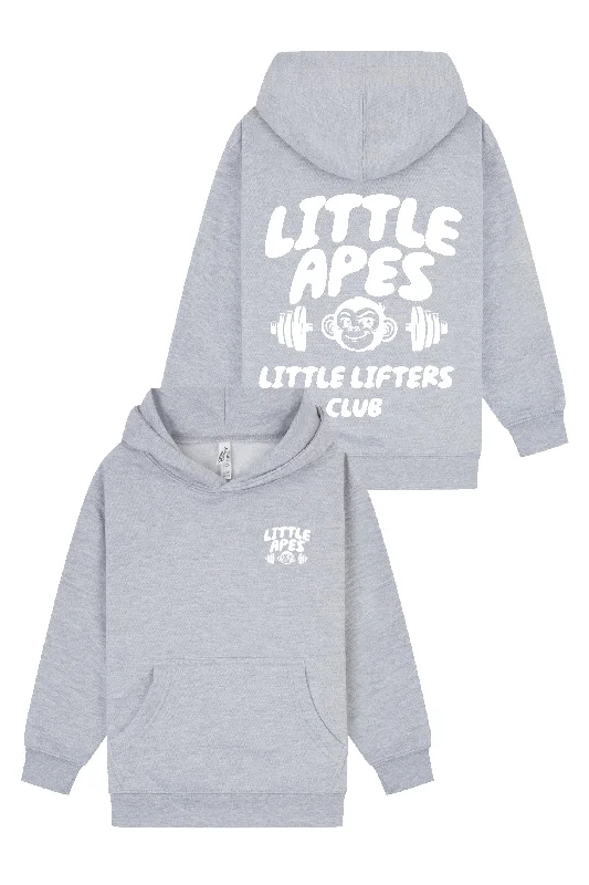 Little Apes Little Lifters Club Hoodie - Sports Grey Casual Men's Short