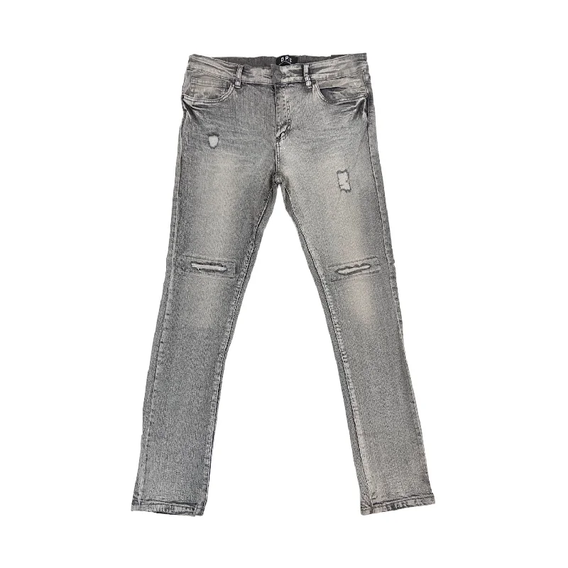 OPS Boy's Ripped Jean (Grey) Vintage Men's 1970S Disco