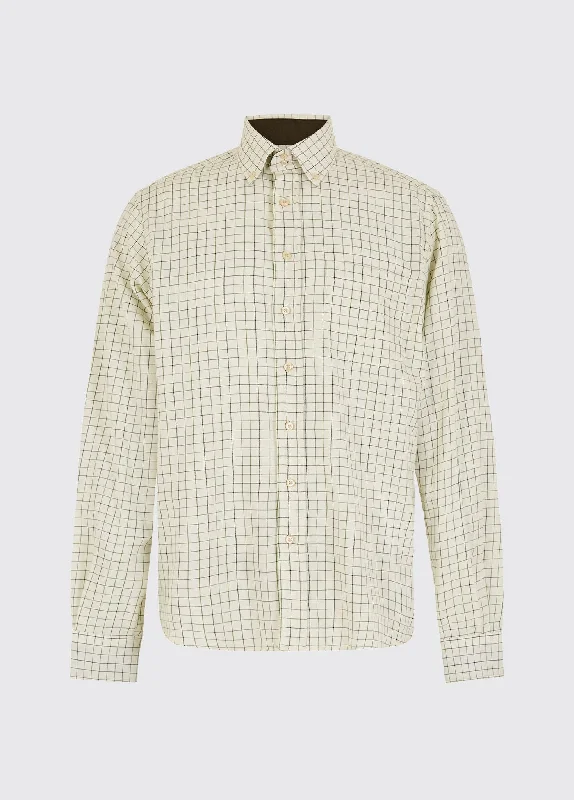 Hollymount Check Shirt - Verdigris Sharp Men's Italian