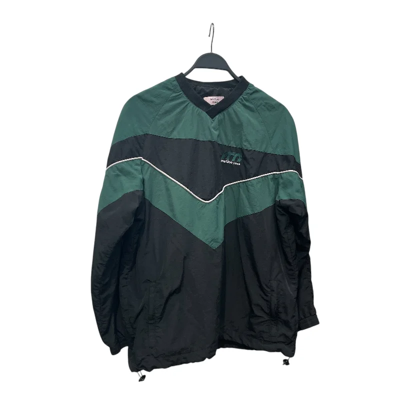 MARTINE ROSE/Windbreaker/M/Nylon/GRN/Stripe/WC2R3DA Masculine Men's 