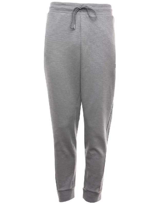 Nike Light Grey Jogging Bottoms - W36 L27 Tough Men's Military