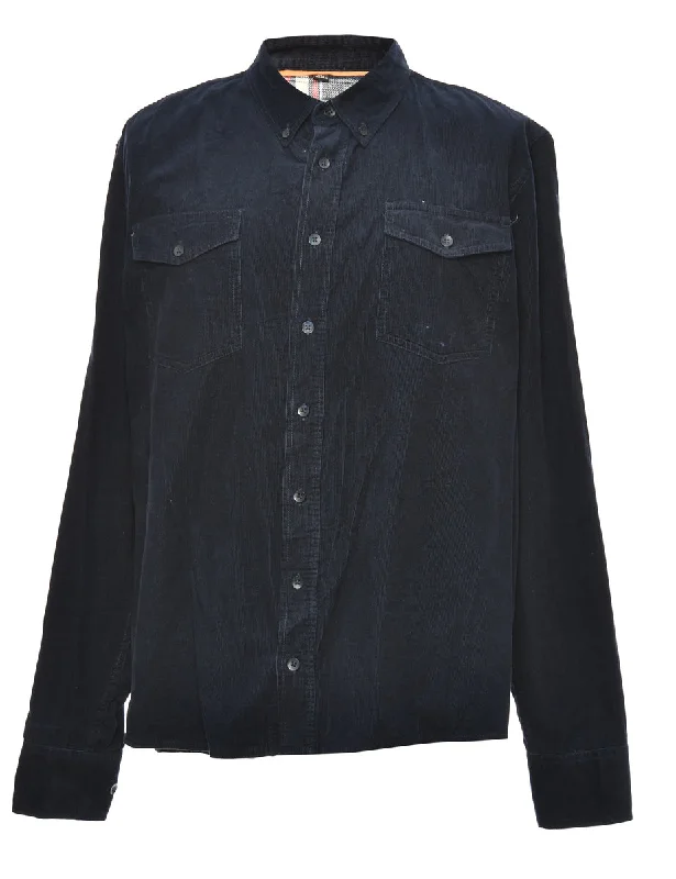 Corduroy Navy Shirt - XL Modern Men's Tech