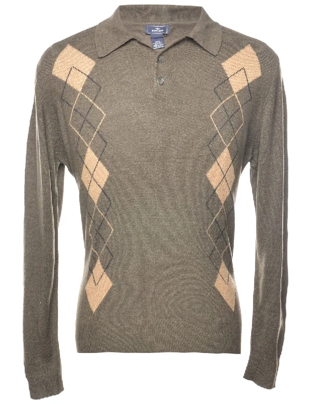 Dockers Argyle Jumper - M Artistic Men's Avant