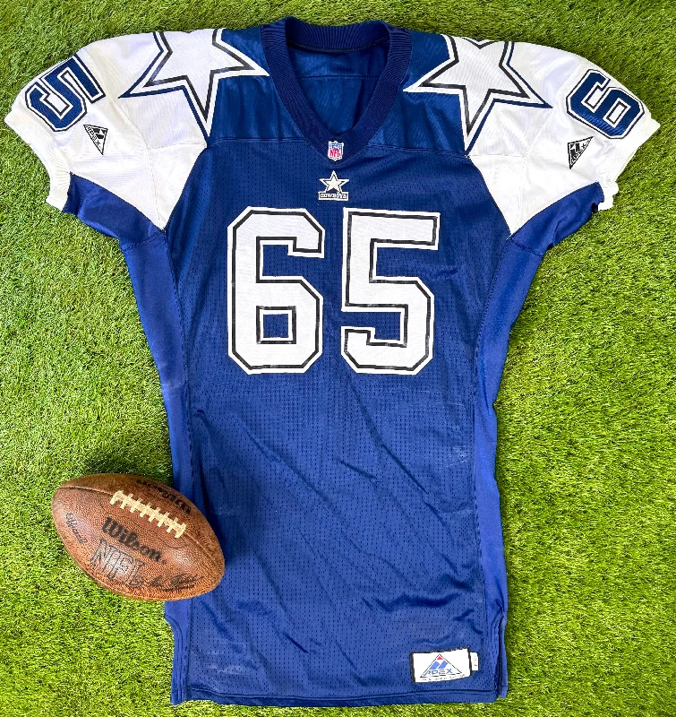 Dallas Cowboys 1995 Ron Stone Game Issued NFL Football Jersey (54/XXL) Casual Men's Short