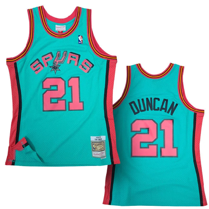 Mitchell&Ness San Antonio Spurs Reload Jersey (Tim Duncan) British Gentleman Style