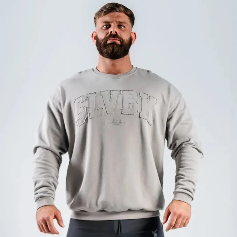 SLVBK Sweatshirt Cool Men's Distressed