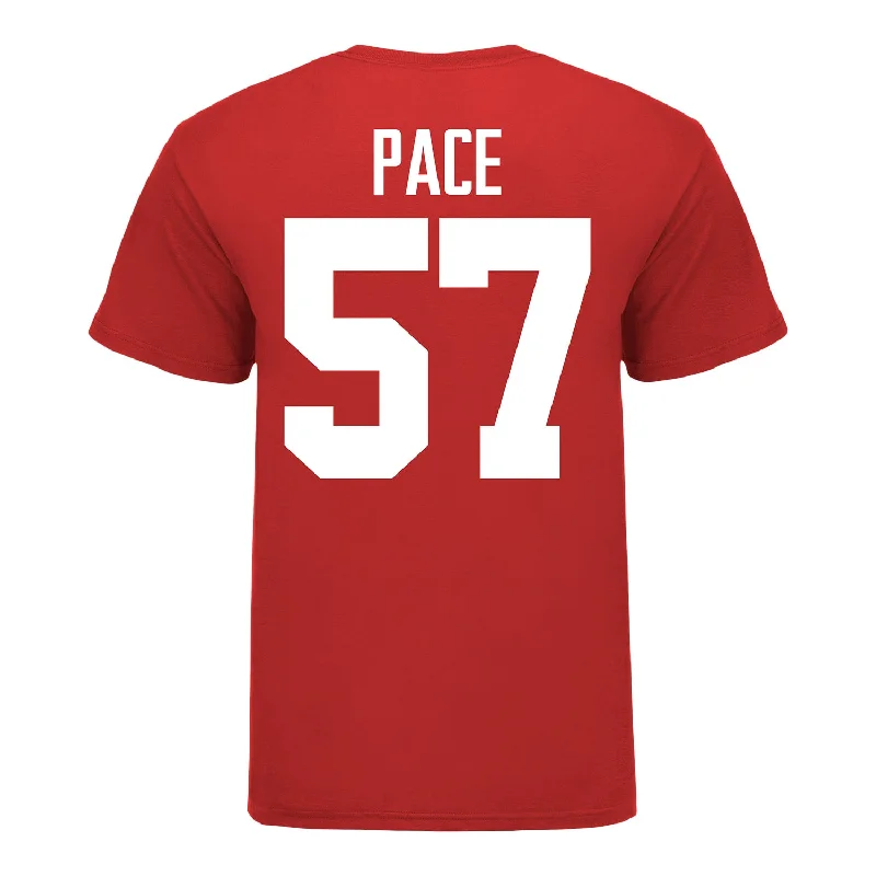 Ohio State Buckeyes #57 Jalen Pace Student Athlete Football T-Shirt British Gentleman Style