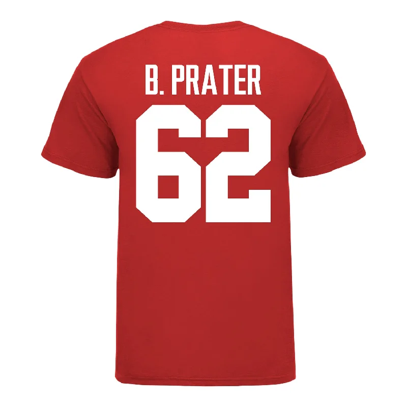 Ohio State Buckeyes #62 Bryce Prater Student Athlete Football T-Shirt Adventure