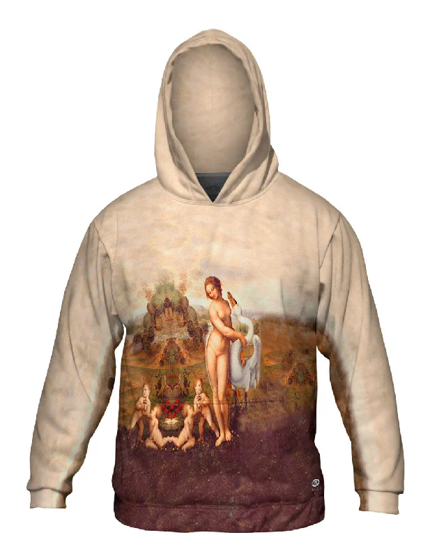 Leonardo Da Vinci - "Leda" (1510) Elegant Men's Cashmere