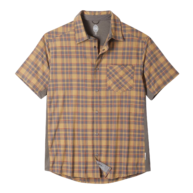 Men's Detour Lightweight Trail Party Shirt Elegant Men's Formal 