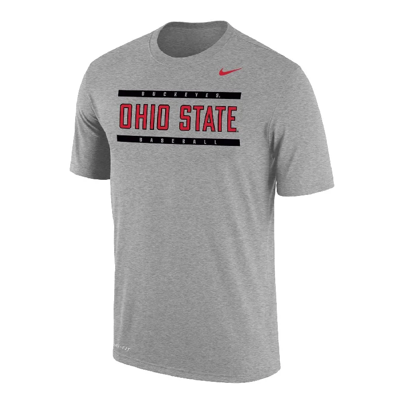 Ohio State Buckeyes Nike Baseball T-Shirt Athletic Men's Compression