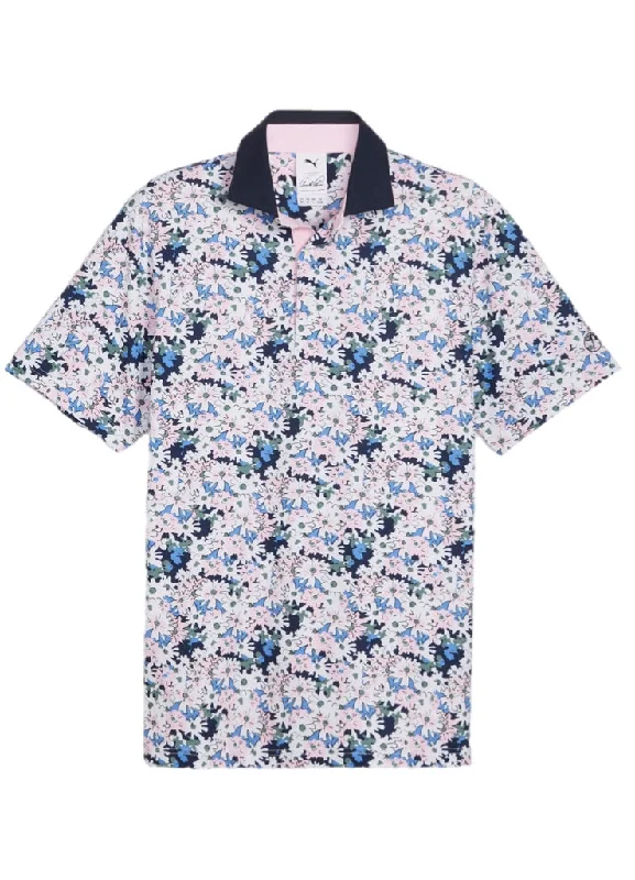 Puma X Ap Floral Polo Monochromatic Office Style