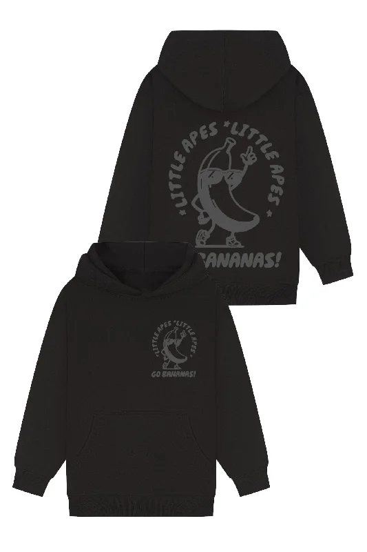 Little Apes Go Bananas! Hoodie - Black Tough Men's Tactical