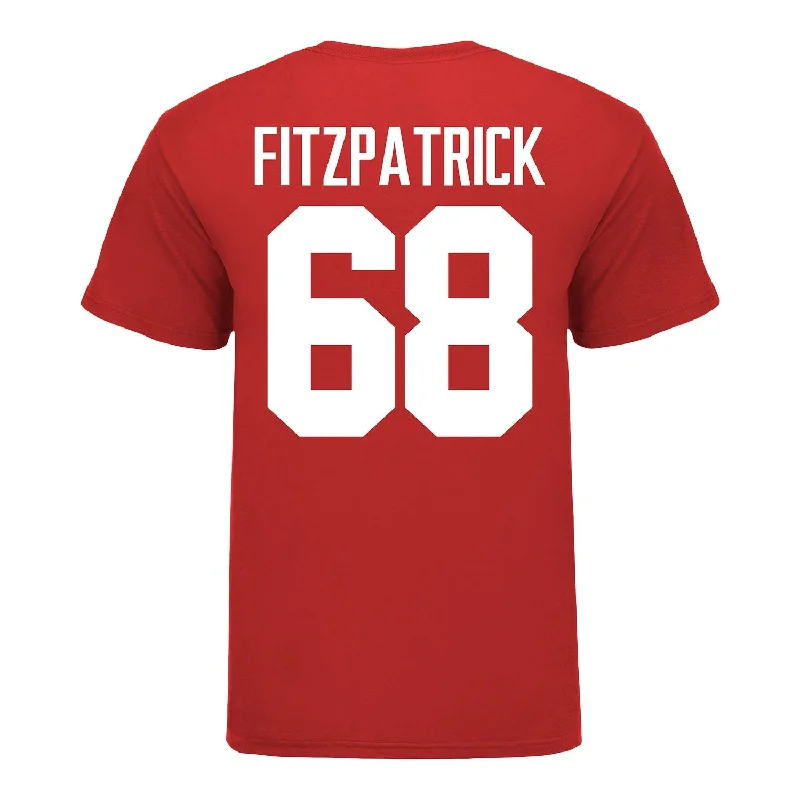 Ohio State Buckeyes #68 George Fitzpatrick Student Athlete Football T-Shirt Dapper Men's 1920S