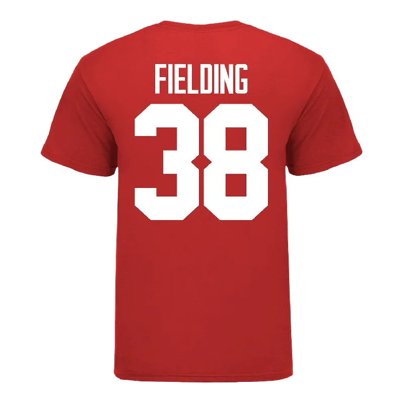 Ohio State Buckeyes #38 Jayden Fielding Student Athlete Football T-Shirt Earthy Men's Sustainable 