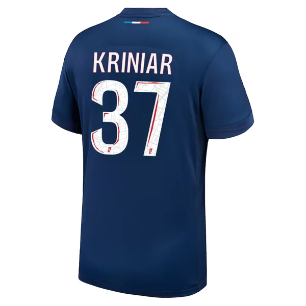 Nike Paris Saint-Germain Randal Kriniar Home Jersey 24/25 (Midnight Navy/White) Athletic Men's High