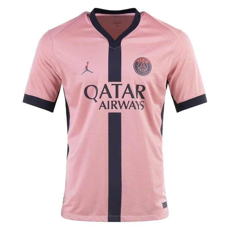 Nike Paris Saint-Germain Third Jersey 24/25 (Rust Pink/Black) Streetwear Style