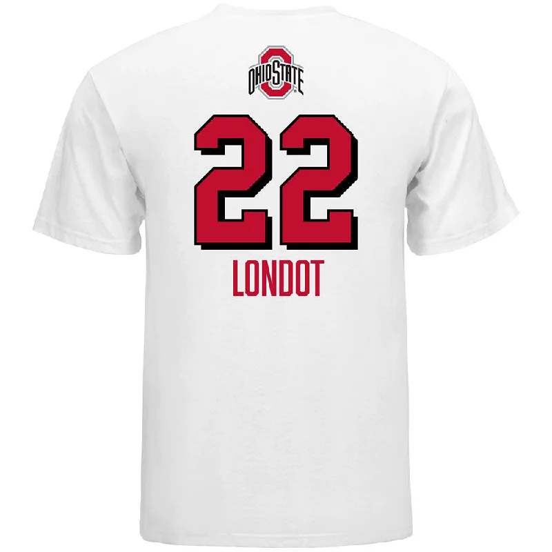 Ohio State Women's Volleyball Student Athlete T-Shirt #22 Emily Londot Lumberjack