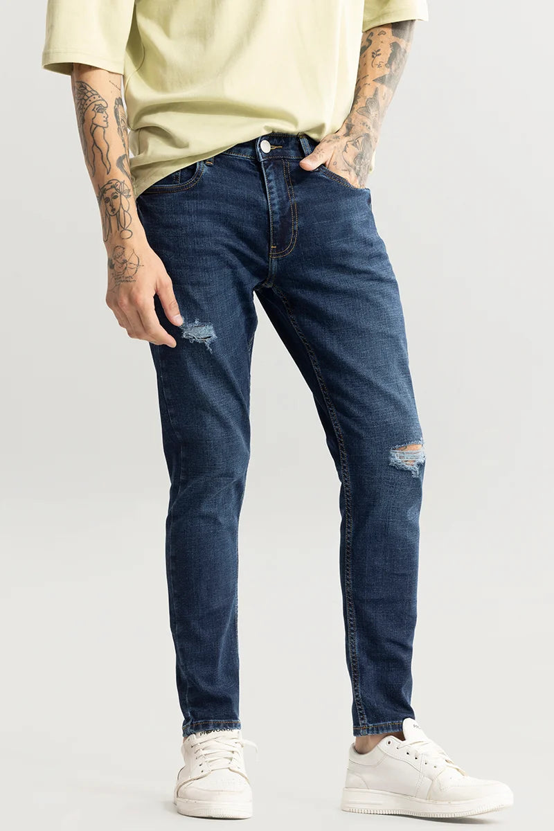 Ripple Mid Blue Skinny Jeans Masculine Men's 