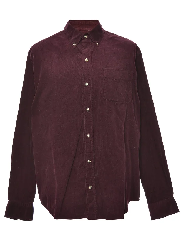 Corduroy Plum Shirt - L Organic