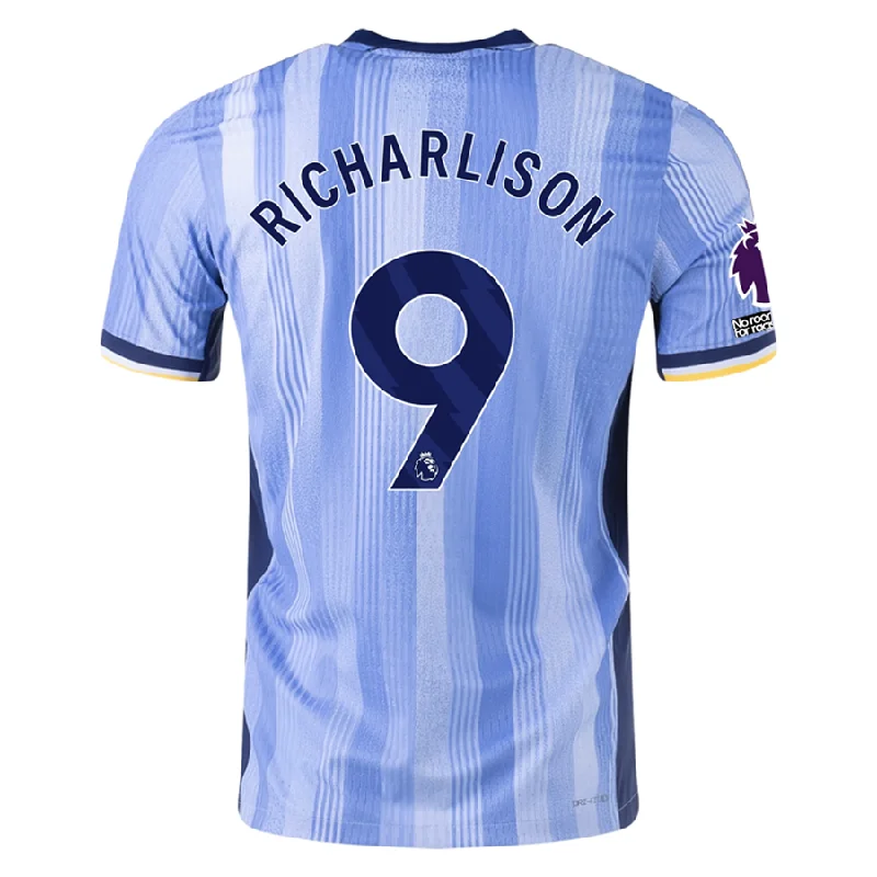 Nike Tottenham Richarlison Authentic Away Jersey w/ EPL + No Room For Racism Patches 24/25 (Cobalt Bliss/Binary Blue) Minimalist Men's Casual 