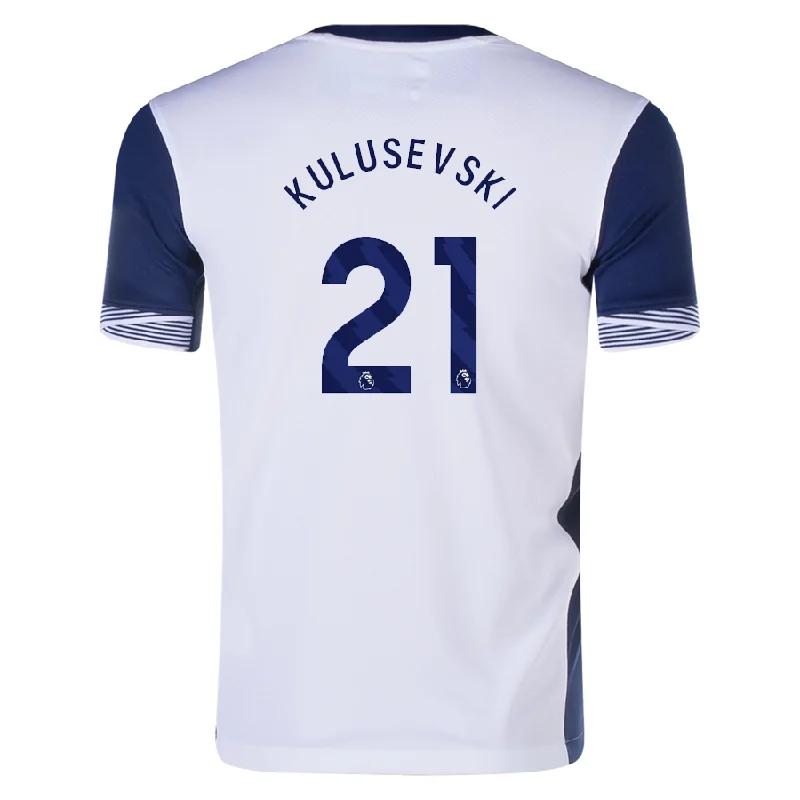 Nike Youth Tottenham Dejan Kulusevski Home Jersey 24/25 (White/Navy) Practical Men's Multi