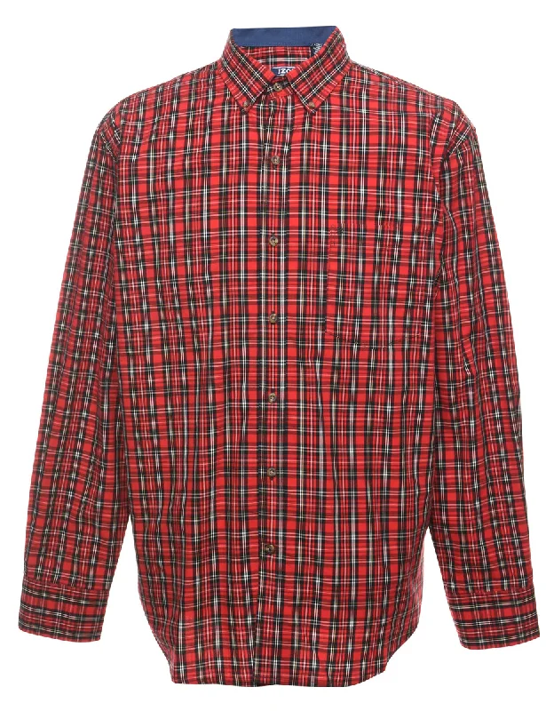 Izod Checked Shirt - L British Gentleman Style