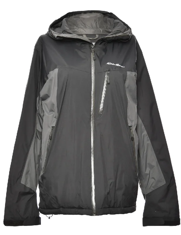 Dark Grey & Black Contrast Mountaineering Jacket - M Cool Men's Skate