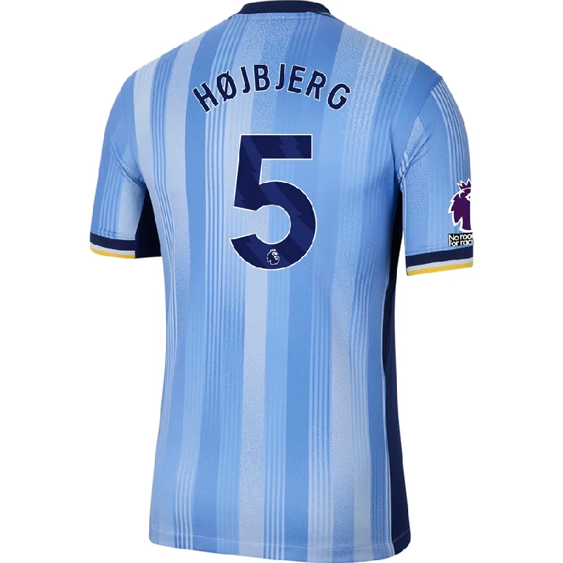 Nike Tottenham Pierre-Emile Højbjerg Away Jersey w/ EPL + No Room For Racism Patches 24/25 (Cobalt Bliss/Binary Blue) Athletic Men's Compression